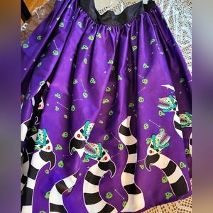 Beetlejuice x Unique Vintage Sandworm Swing Skirt